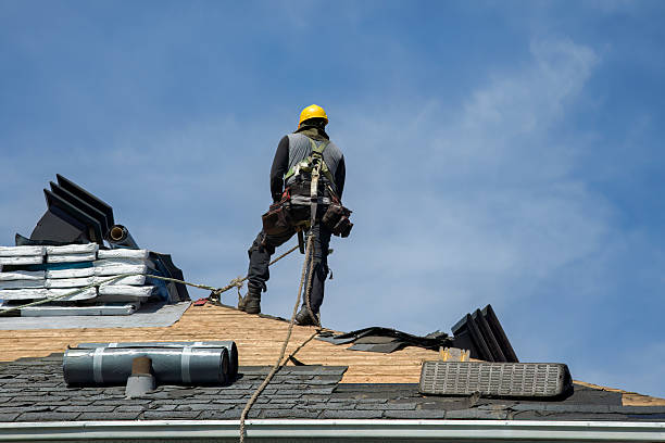 Professional Roof Replacement technician working in Barrett, TX